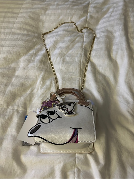 Danielle Nicole Handbags - Mrs. Potts Danielle Nicole  Crossbody Bag with Gold Chain